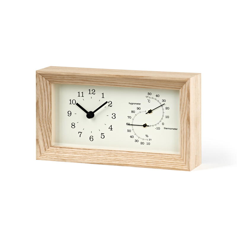 Hygro-Thermometer Desk Clock – MoMA Design Store